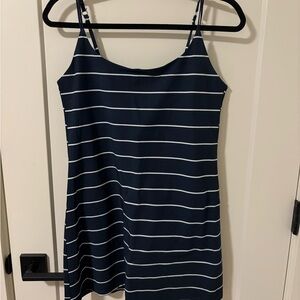 Abercrombie & Fitch Navy and White Striped Athletic Dress